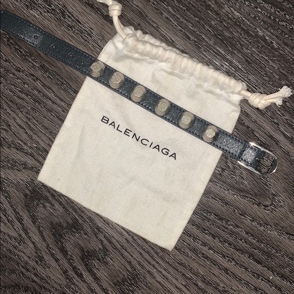 Balenciaga gray stud bracelet - Picture 2 of 9